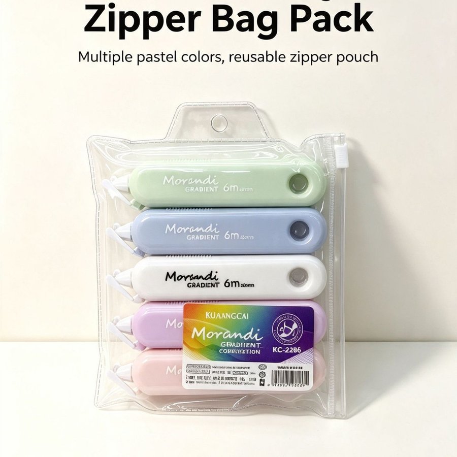Gradient Flip-Top Pen-Style Correction Tape