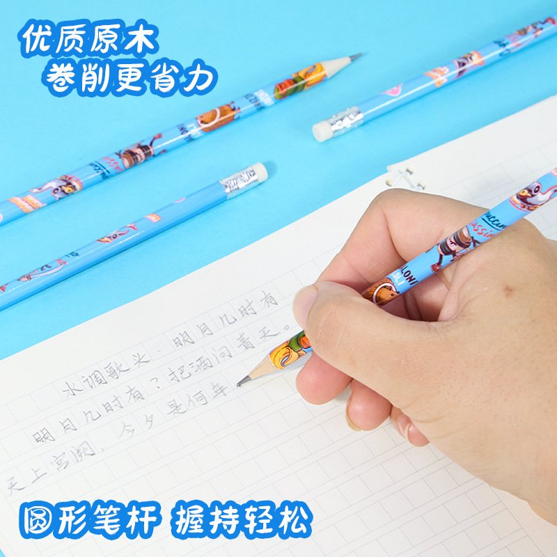 Cartoon Kids Pencil, Set, 2B