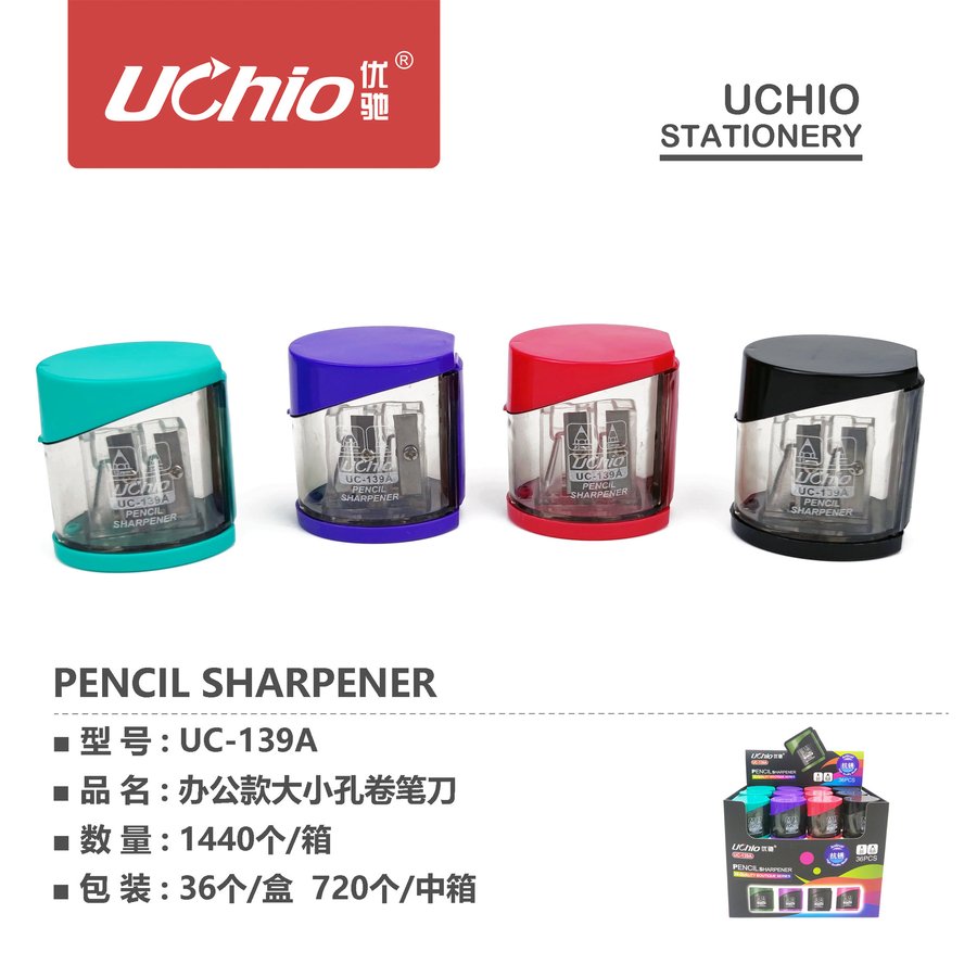 Transparent Portable Creative Pencil Sharpener — Style 139 view 2