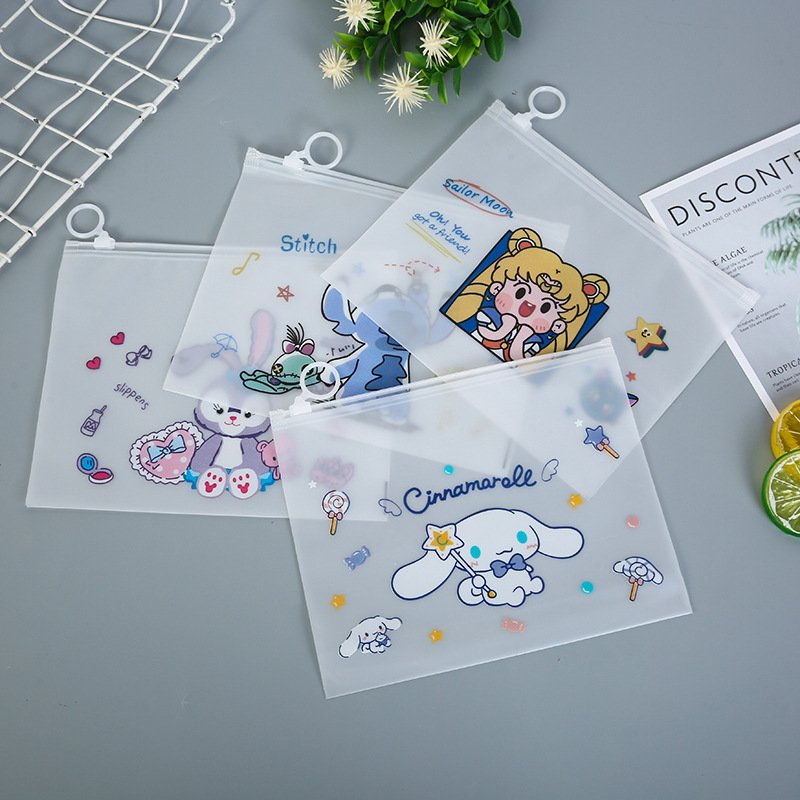Waterproof Zippered Cartoon File Bag view 3