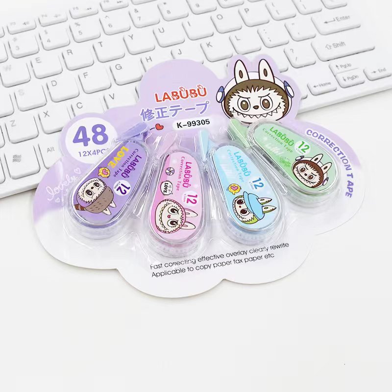 Cartoon Correction Tape, 4-Pack view 3