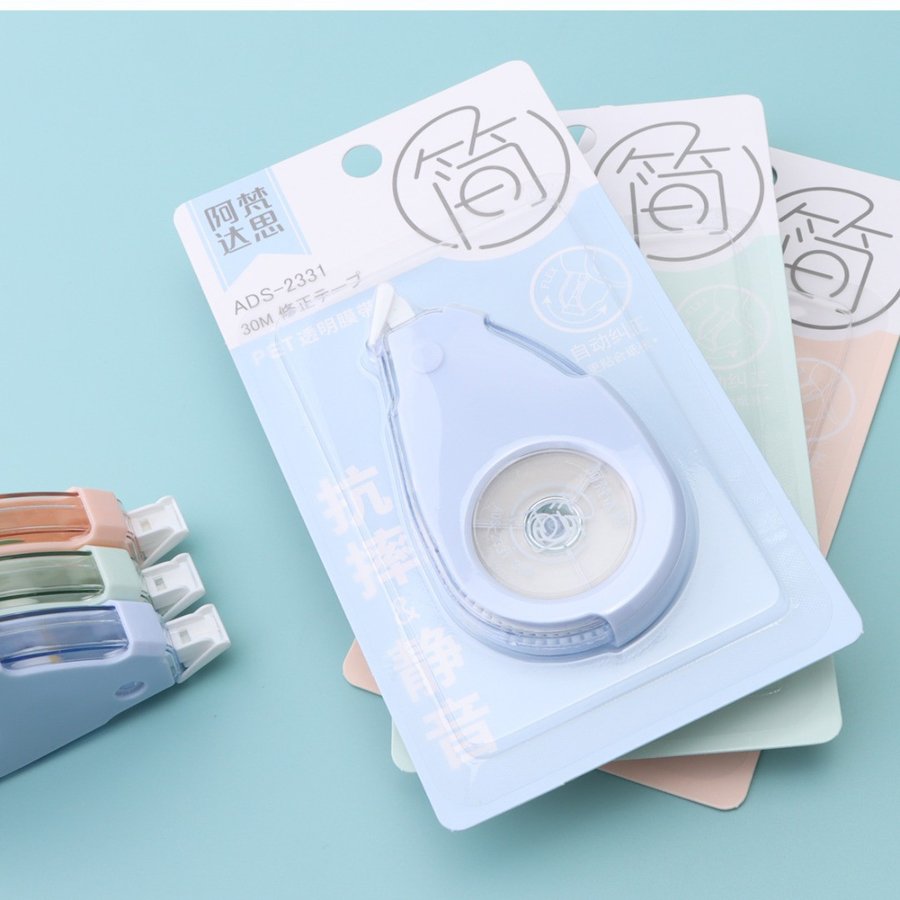 High-Capacity Quiet Shatterproof Correction Tape, 30m view 2