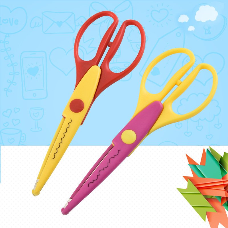 Plastic Decorative Kids Decorative Edge Scissors view 3