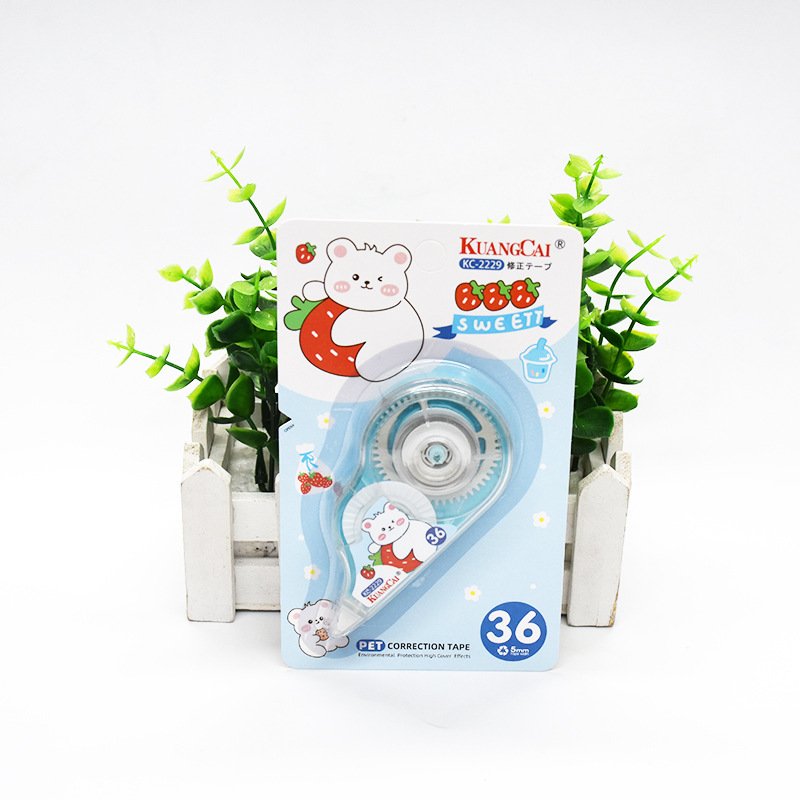 High-Capacity Creative Minimalist Correction Tape — Style 2229