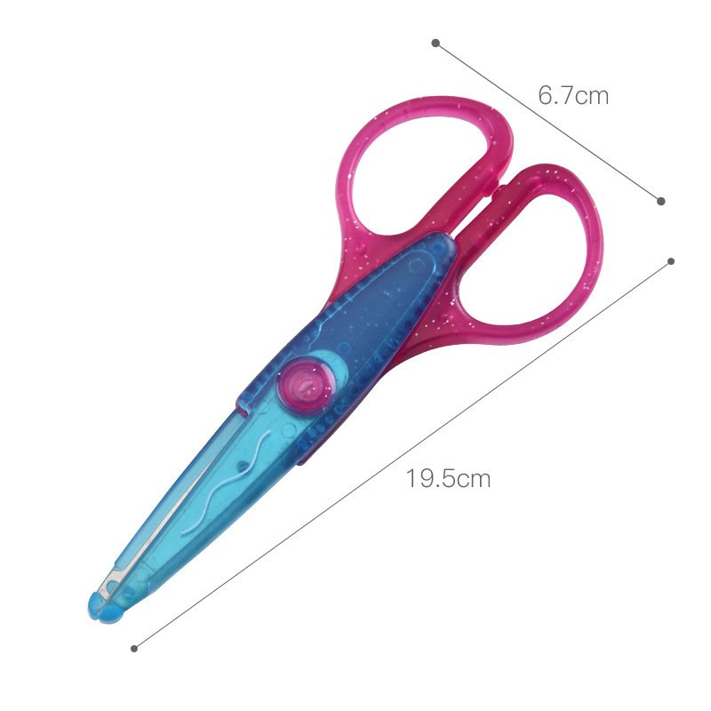 Plastic Decorative Kids Decorative Edge Scissors — Variant 3