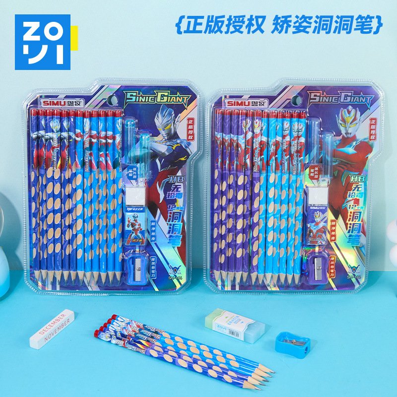 Triangular Grip Ergonomic Pencil, Set