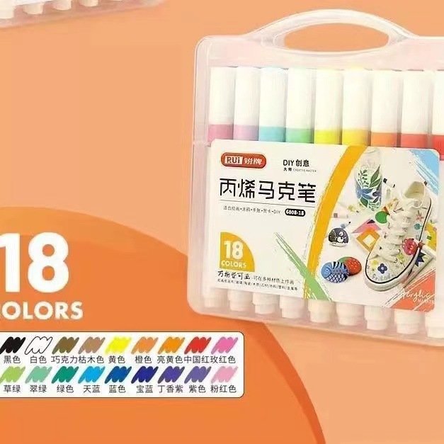 Colourful Waterproof Water-Based Acrylic Marker