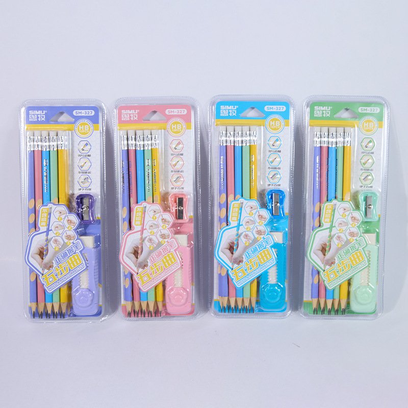 Triangular Grip Ergonomic Pencil, HB view 3