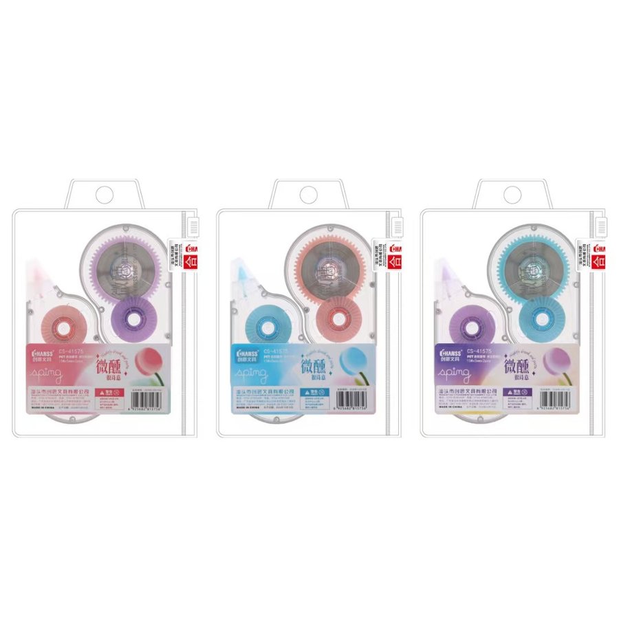 Transparent High-Capacity Shatterproof Correction Tape, 2-Pack