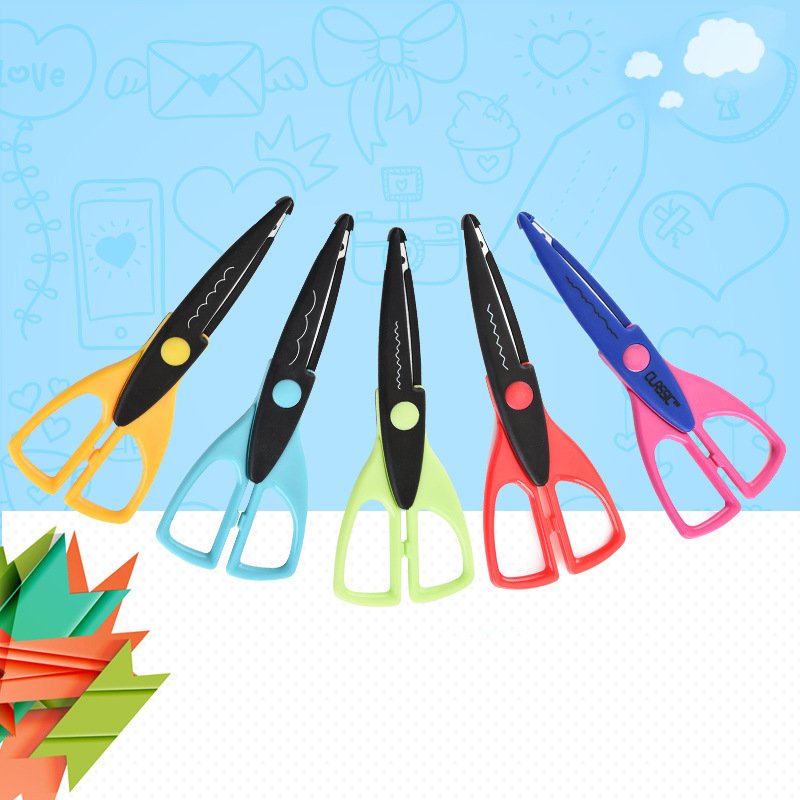 Triangular Decorative Kids Decorative Edge Scissors view 3
