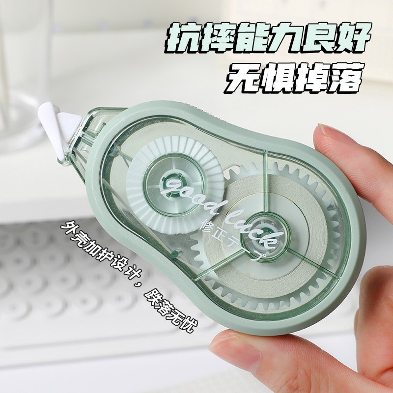 High-Capacity Quiet Shatterproof Correction Tape