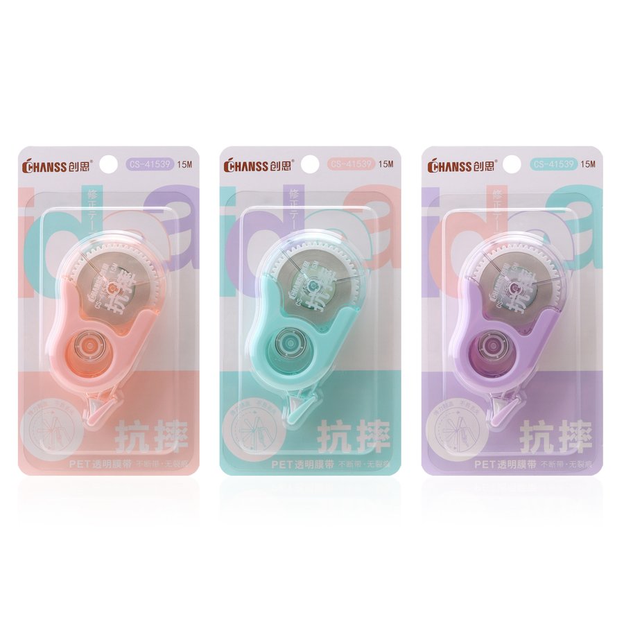 Shatterproof No-Break Correction Tape