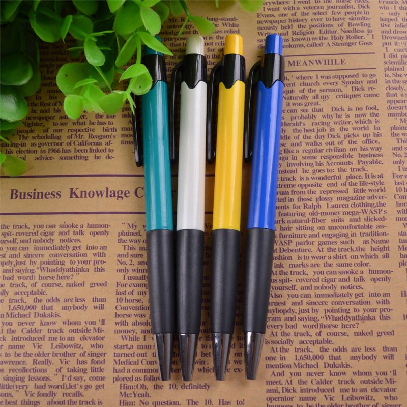 Black Blue Ballpoint Pen, 0.7mm — Style 505 view 2