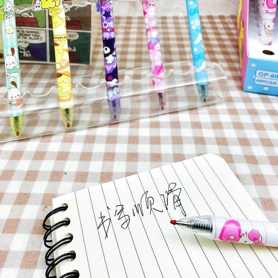 Kuromi Retractable Smooth Gel Pen, 0.5mm view 2