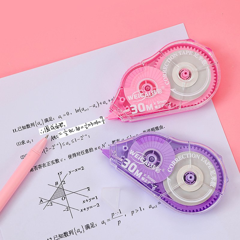 Transparent High-Capacity Plastic Correction Tape, 150m — Style 150 view 3