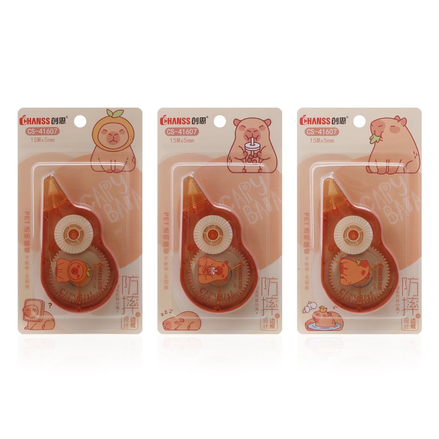 High-Capacity Cartoon Girly Correction Tape