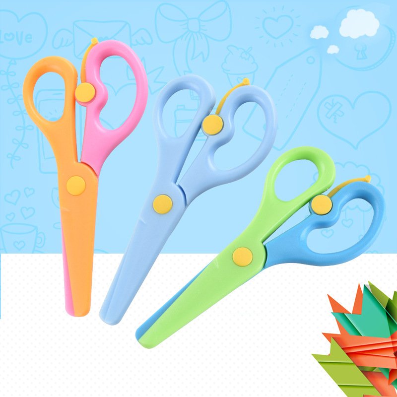 Plastic Kids Colourful Scissors view 3