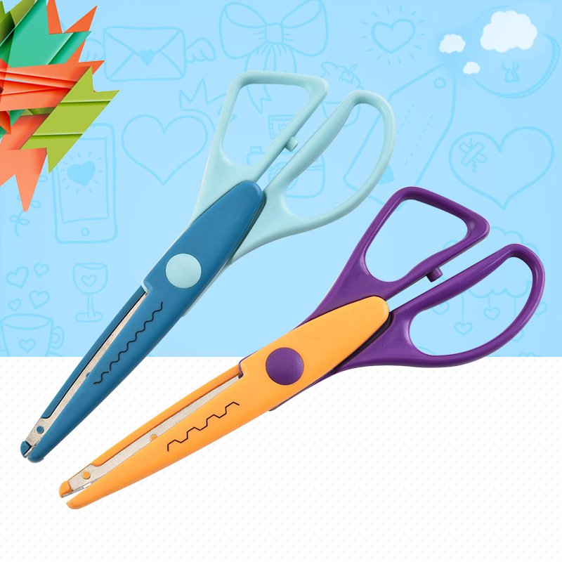 Decorative Kids Colourful Decorative Edge Scissors view 3