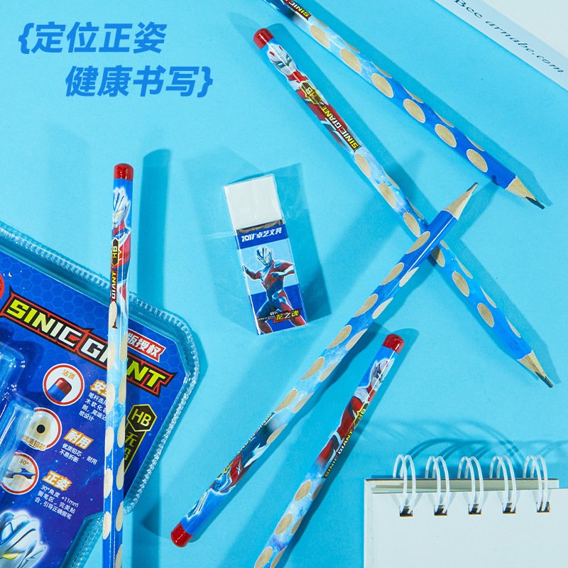 Triangular Grip Ergonomic Pencil, Set view 3
