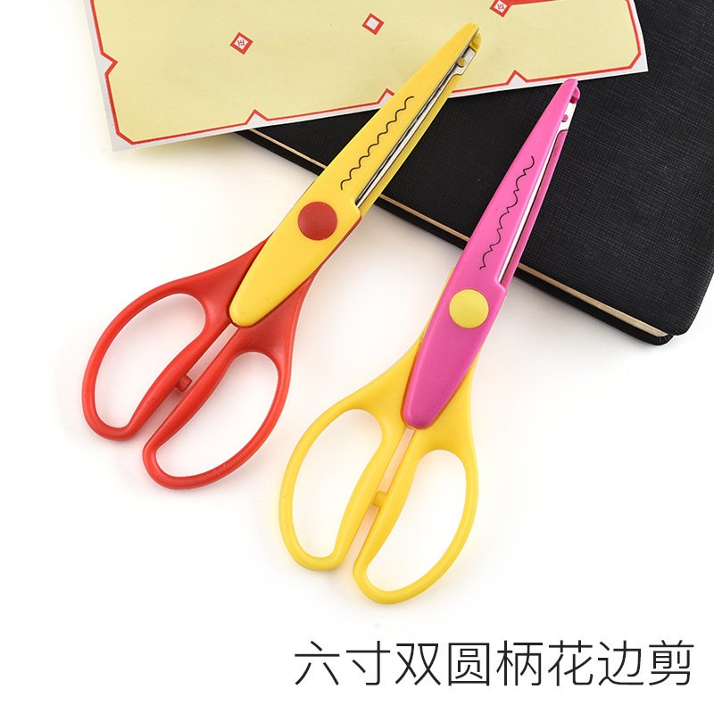 Plastic Decorative Kids Decorative Edge Scissors view 2