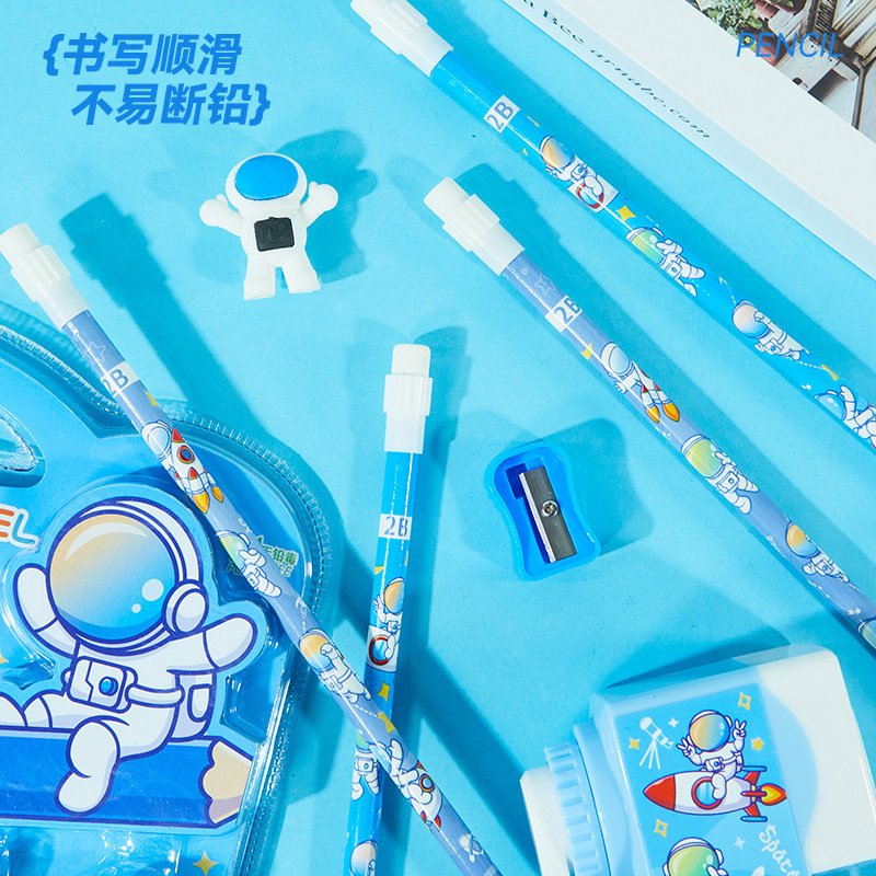 Astronaut Cartoon Pencil Sharpener, Set
