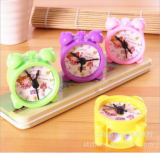 Clock Double-Hole Creative Pencil Sharpener view 2