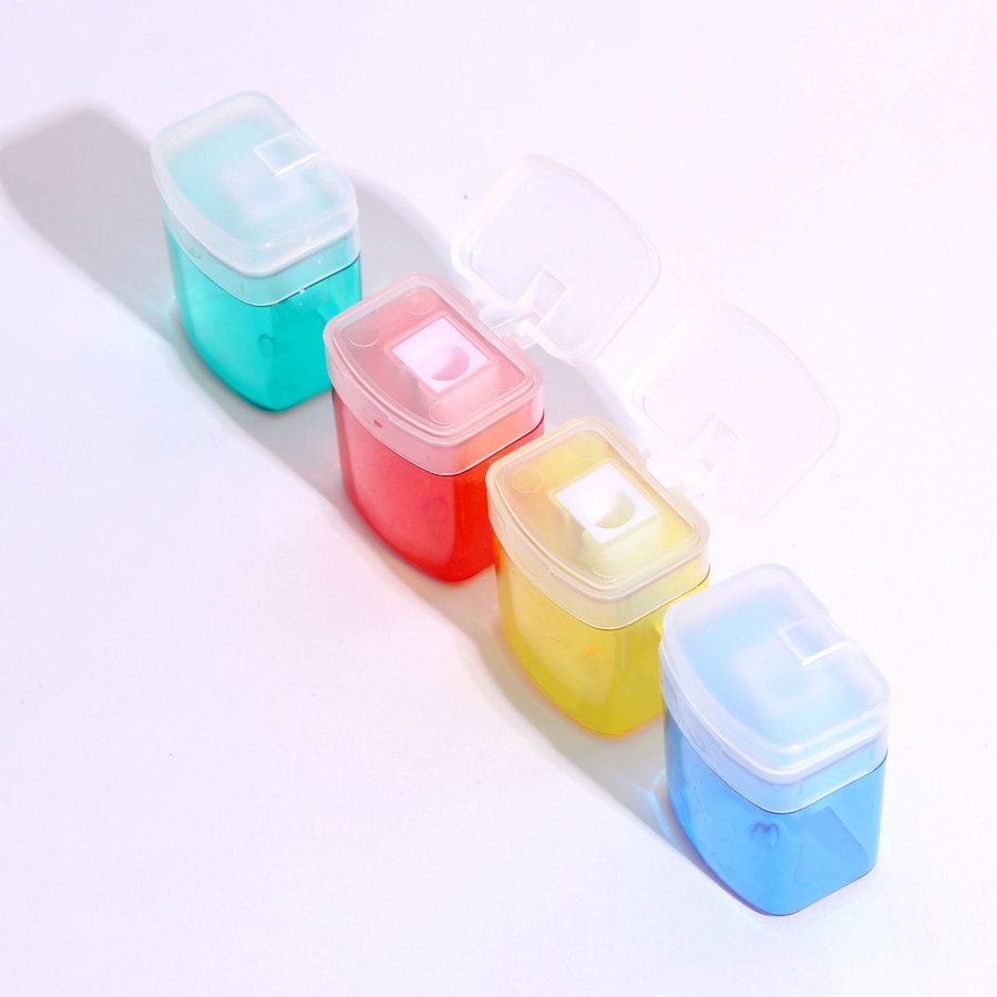 Single-Hole Colourful Mini Pencil Sharpener view 2