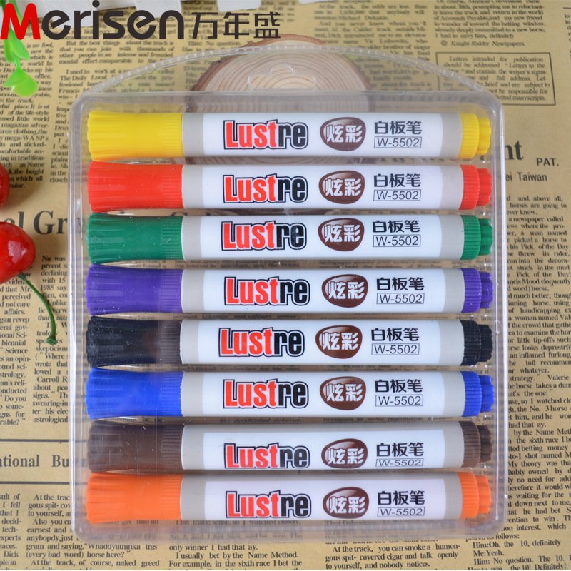 8 Colours Colourful Erasable Whiteboard Marker, Set view 3