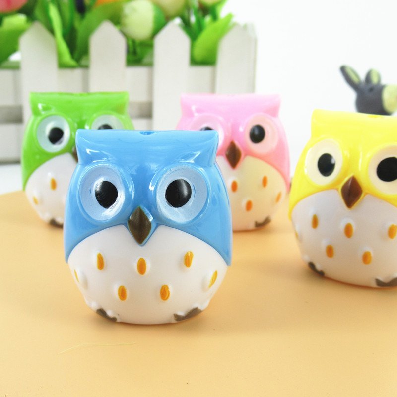 Owl Double-Hole Cartoon Pencil Sharpener