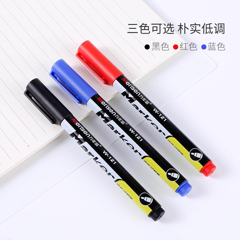 Blue Erasable Single-Tip Marker