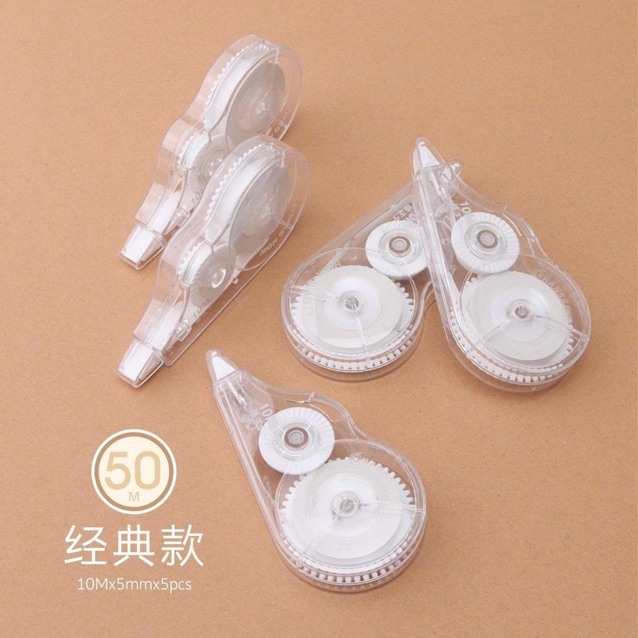 High-Capacity Minimalist Correction Tape, 5-Pack view 3