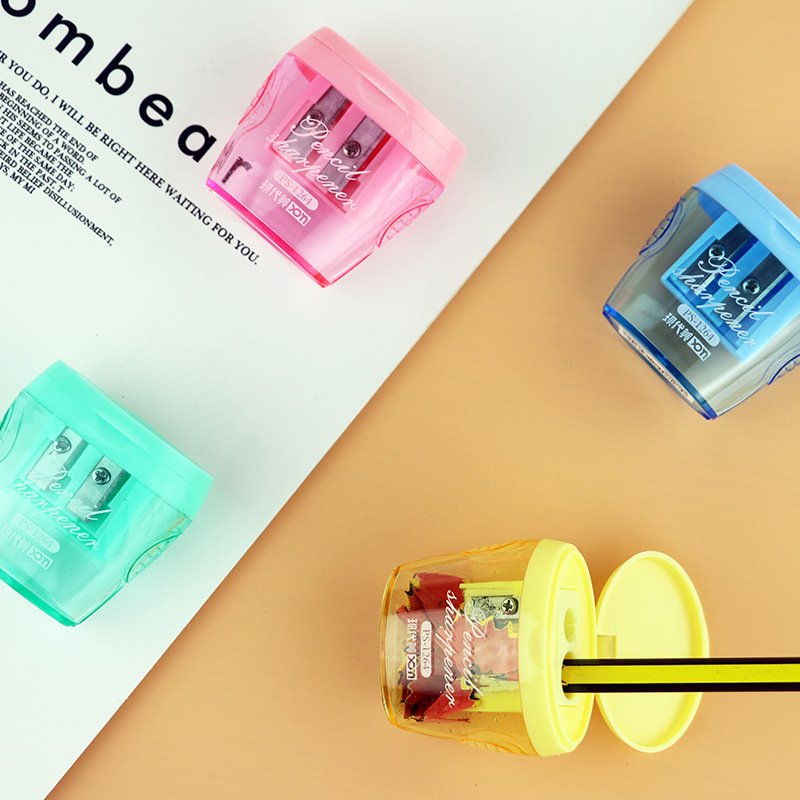 Double-Hole Plastic Pencil Sharpener view 2